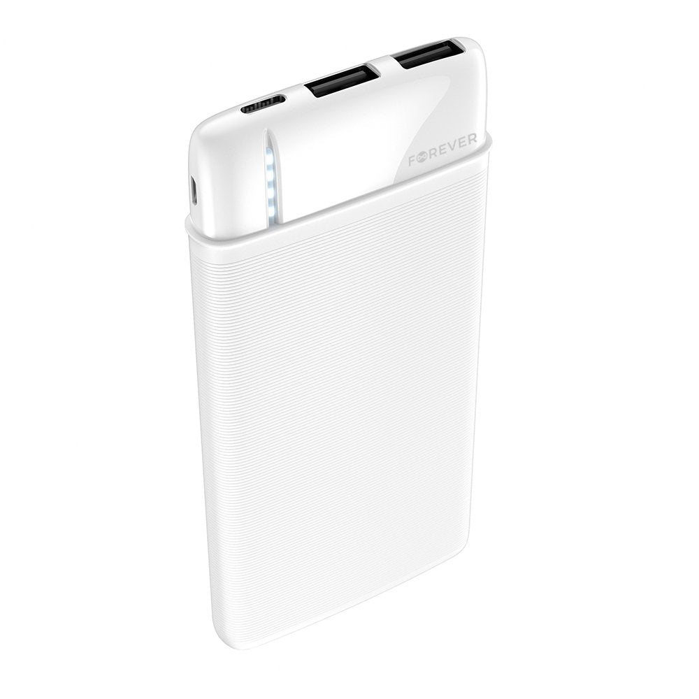 Forever ārējā baterija TB-100M 10000 mAh, balta
