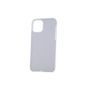 Mirdzošs 3/1 vāciņš iPhone 11 Pro, sudraba