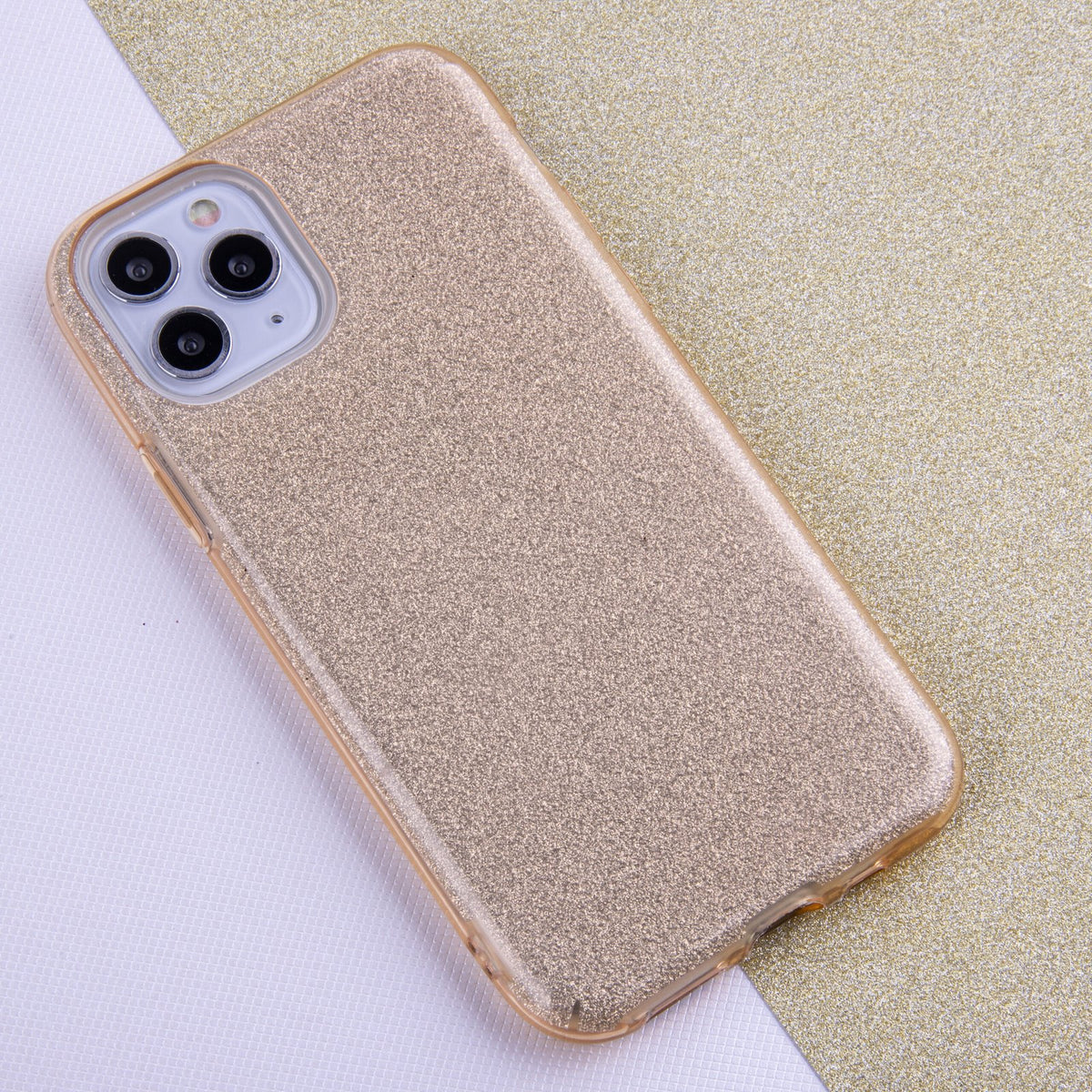 Mirdzošs 3/1 maciņš Xiaomi Redmi Note 10 4G / 10S zelta