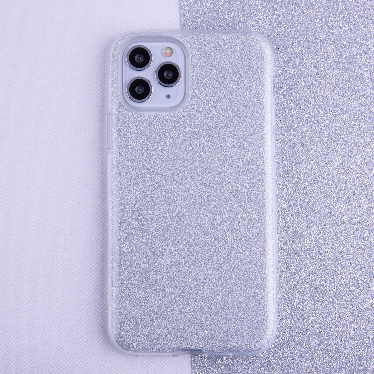 Glitter 3-in-1 vāciņš Xiaomi Redmi 14C 4G / 14C 5G / POCO C75 / Redmi 17C 4G, sudraba krāsā