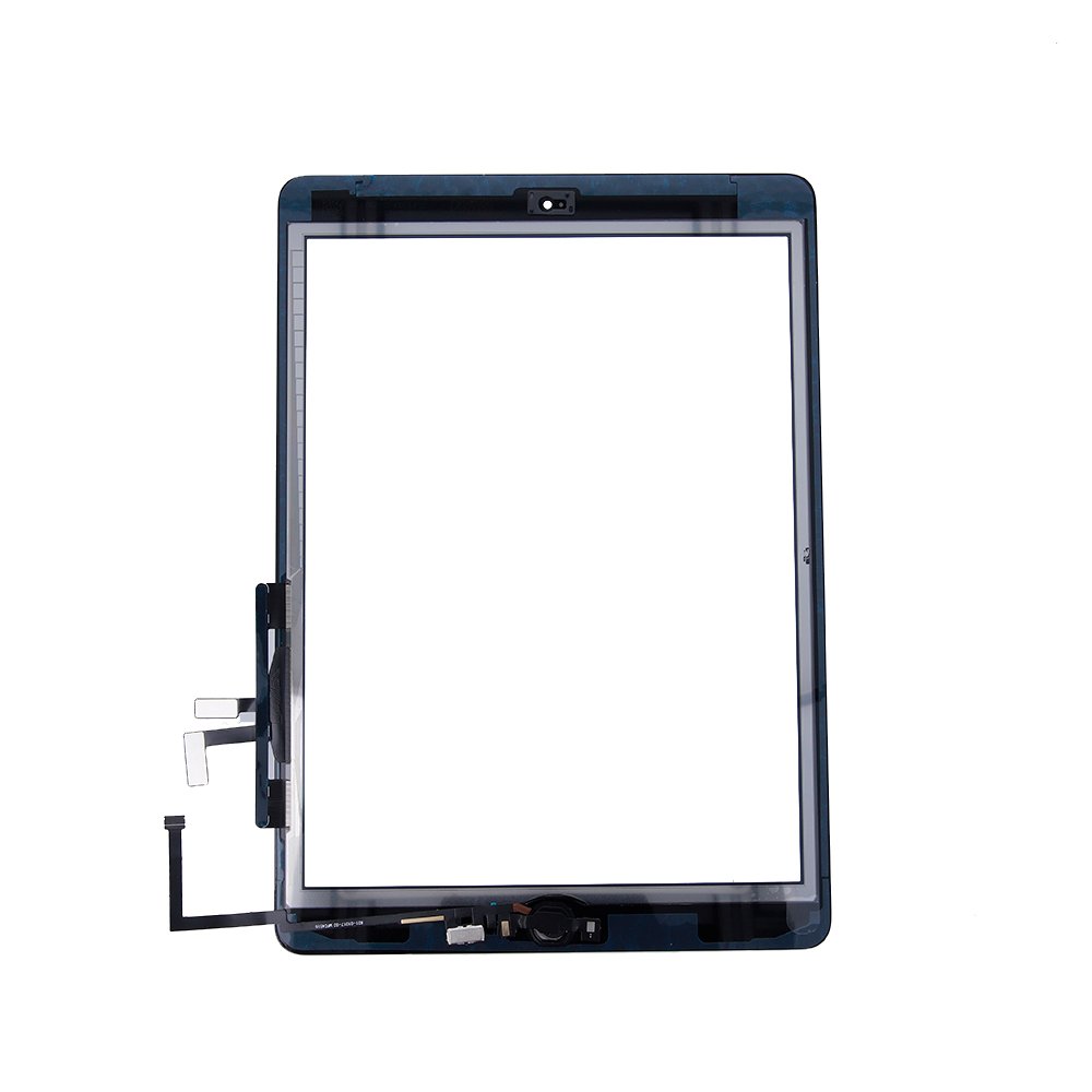 Skārienpanelis iPad 5 9.7" 2017 pilna priekšējā paneļa komplekts, melns