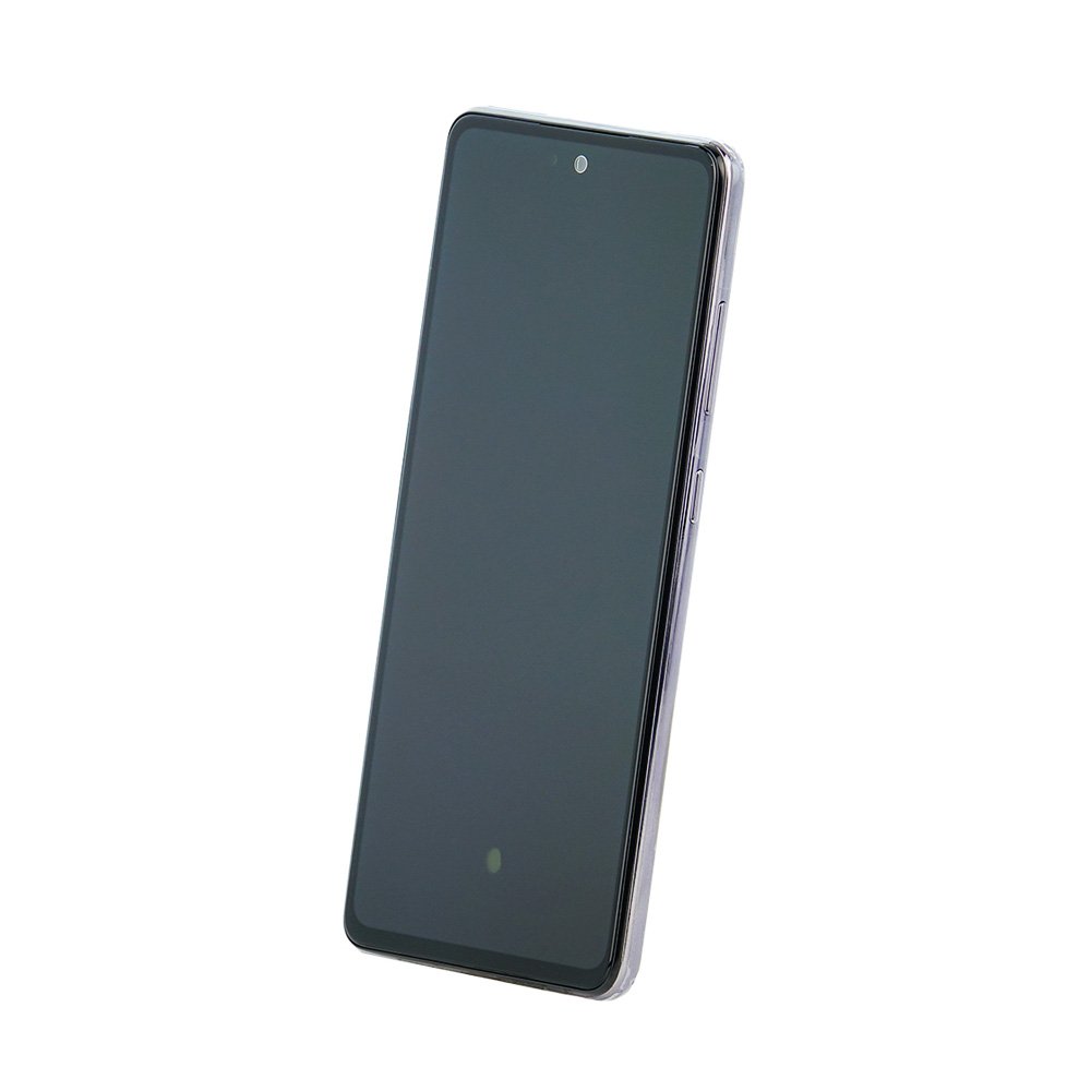 LCD + Skārienjūtīgais panelis Samsung A52S 5G A528 GH82-26861A GH82-26863A GH82-26910A melns rāmis oriģināls