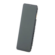LCD + skārienpanelis Samsung M12 M127 GH82-25042A GH82-25043A melns rāmis oriģināls