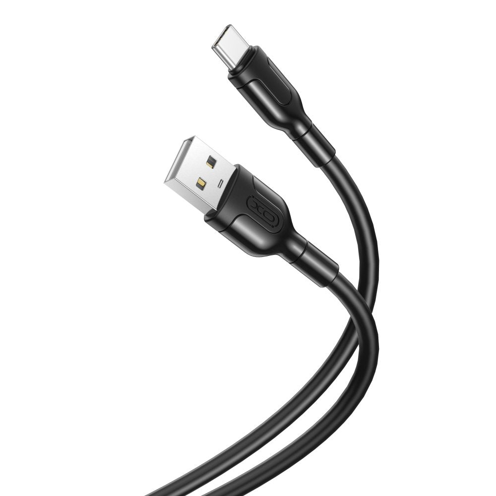 XO kabelis NB212 USB - USB-C 1,0 m 2,1A, melns