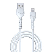 Devia kabelis Kintone EC143 USB - Lightning 1,0 m 2,1A, balts