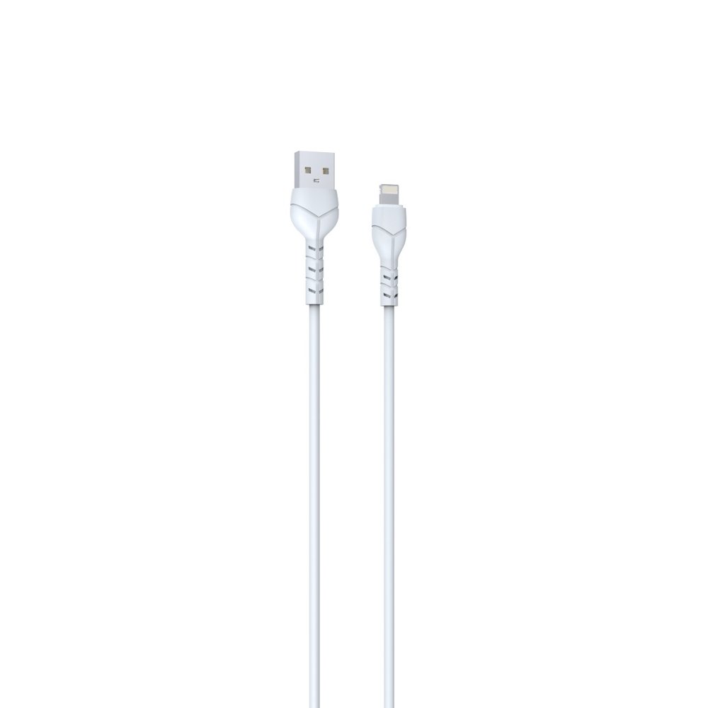 Devia kabelis Kintone EC143 USB - Lightning 1,0 m 2,1A, balts