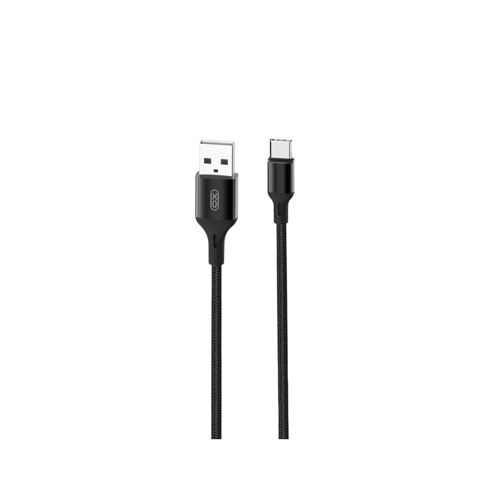 XO kabelis NB143 USB - USB-C 1,0 m 2,4A, melns