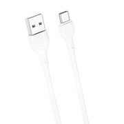 XO kabelis NB200 USB - USB-C 2,0m 2.1A, balts