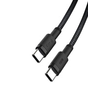 XO kabelis NB-Q199 PD USB-C - USB-C 1,5m 100W, melns