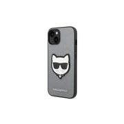 Karl Lagerfeld vāciņš iPhone 14 Plus 6,7", sudrabains (KLHCP14MSAPCHG)