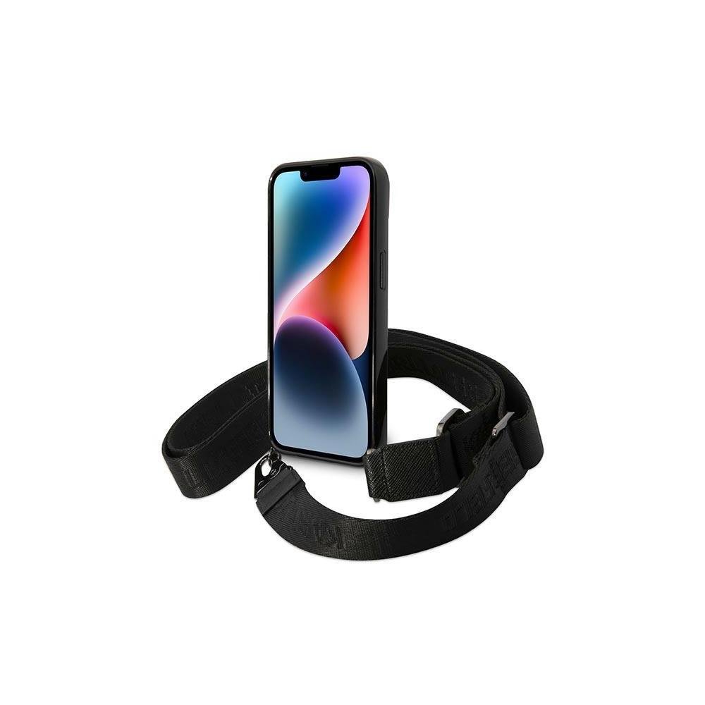 Karl Lagerfeld vāciņš iPhone 14 6,1", rozā (KLHCP14SSTSTP)