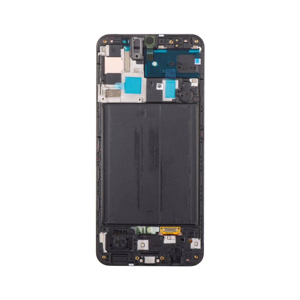 LCD + Skārienjūtīgais panelis Samsung A50 A505 GH82-19204A GH82-19713A GH82-19289A melns rāmis oriģināls