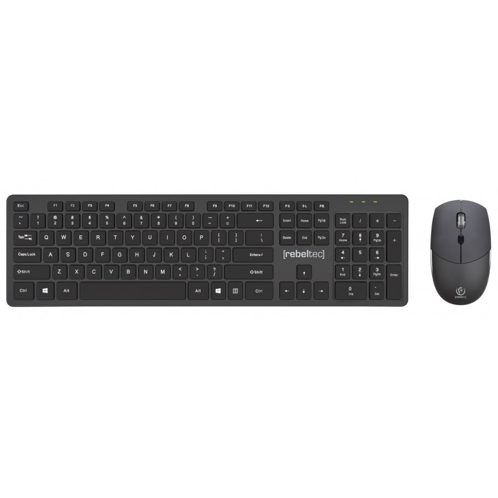 Rebeltec bezvadu tastatūra komplekts + mouse Combo Maxim