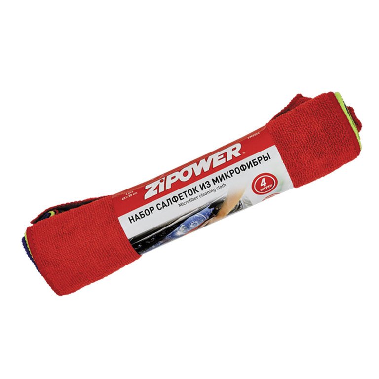 ZIPOWER mikrošķiedru lupatiņu komplekts 40×30 cm, 4 gab. PM0264