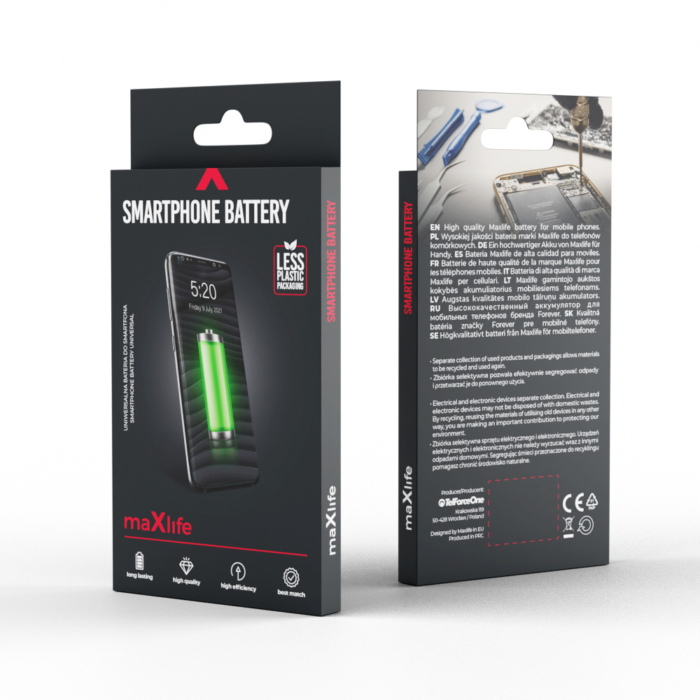 Samsung S8 Plus EB-BG955ABE Maxlife akumulators 3500mAh