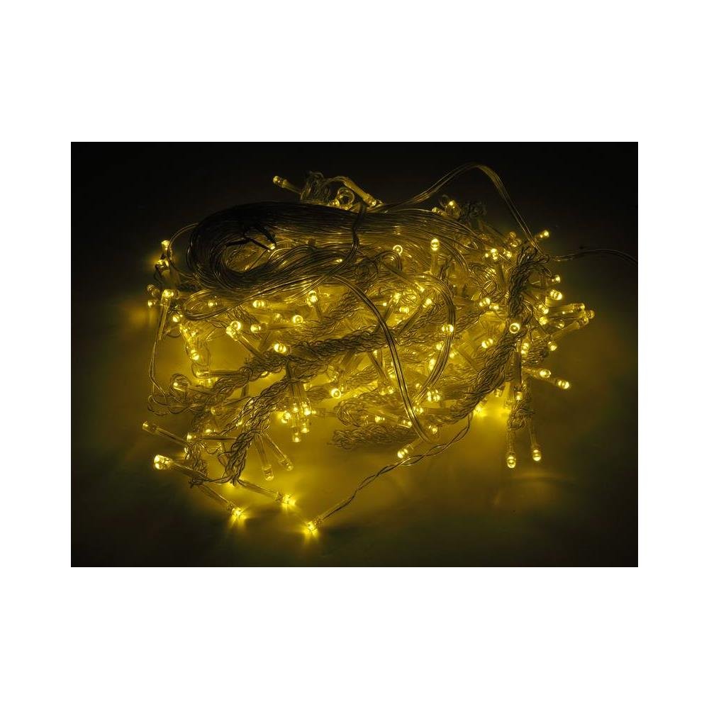 MOON gaismas aizkars 240 LED, 2x3 m, 8 funkcijas, 230 V, tālvadības pults, silti balta gaisma