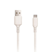 Setty kabelis USB - USB-C 3,0 m 2A balts NEW