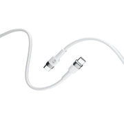 Forever kabelis Flexible USB-C - USB-C 2,0 m 100W, balts