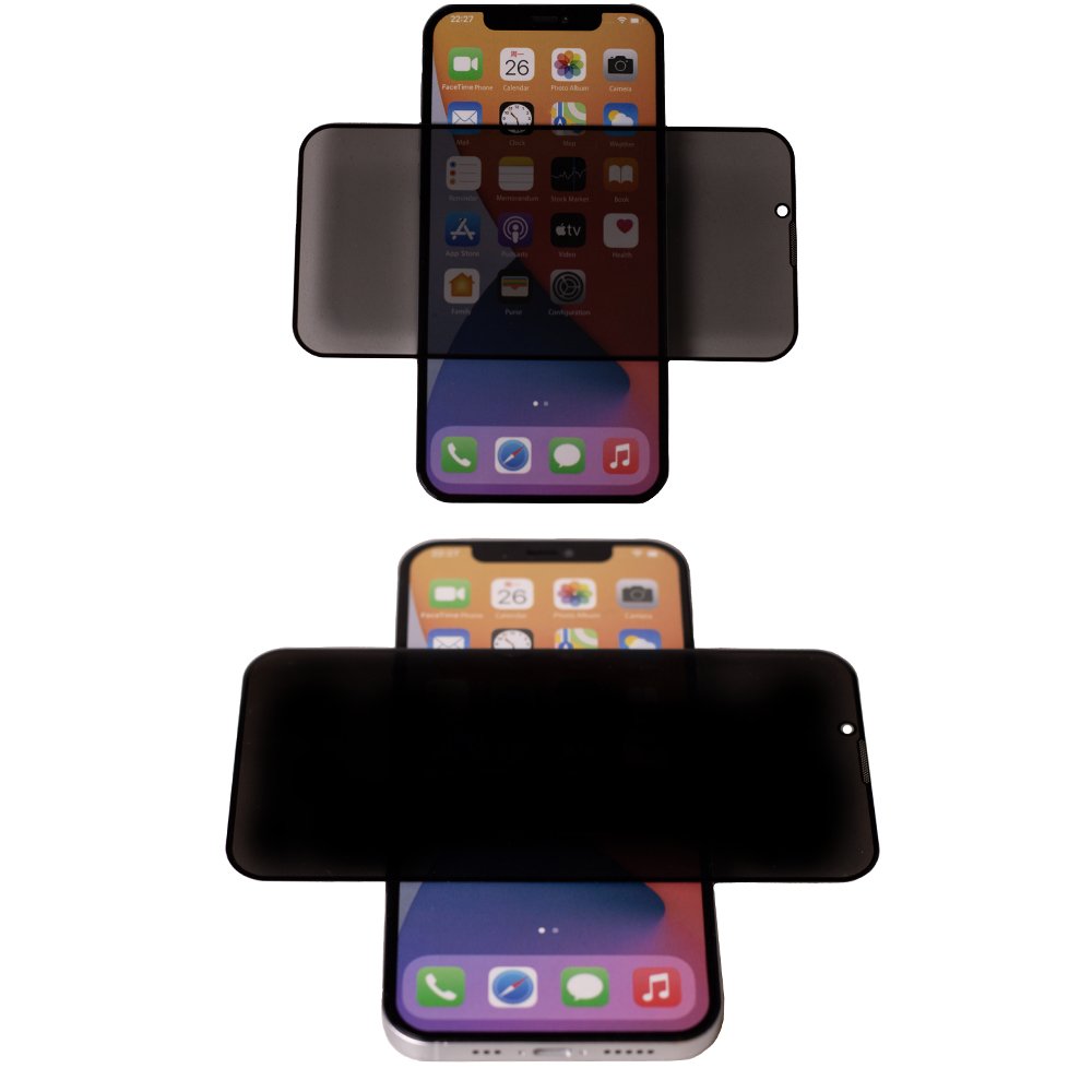 Rūdīta stikla aizsargplēve „privātuma“ viedtālrunim „Oppo Reno 15 Pro“