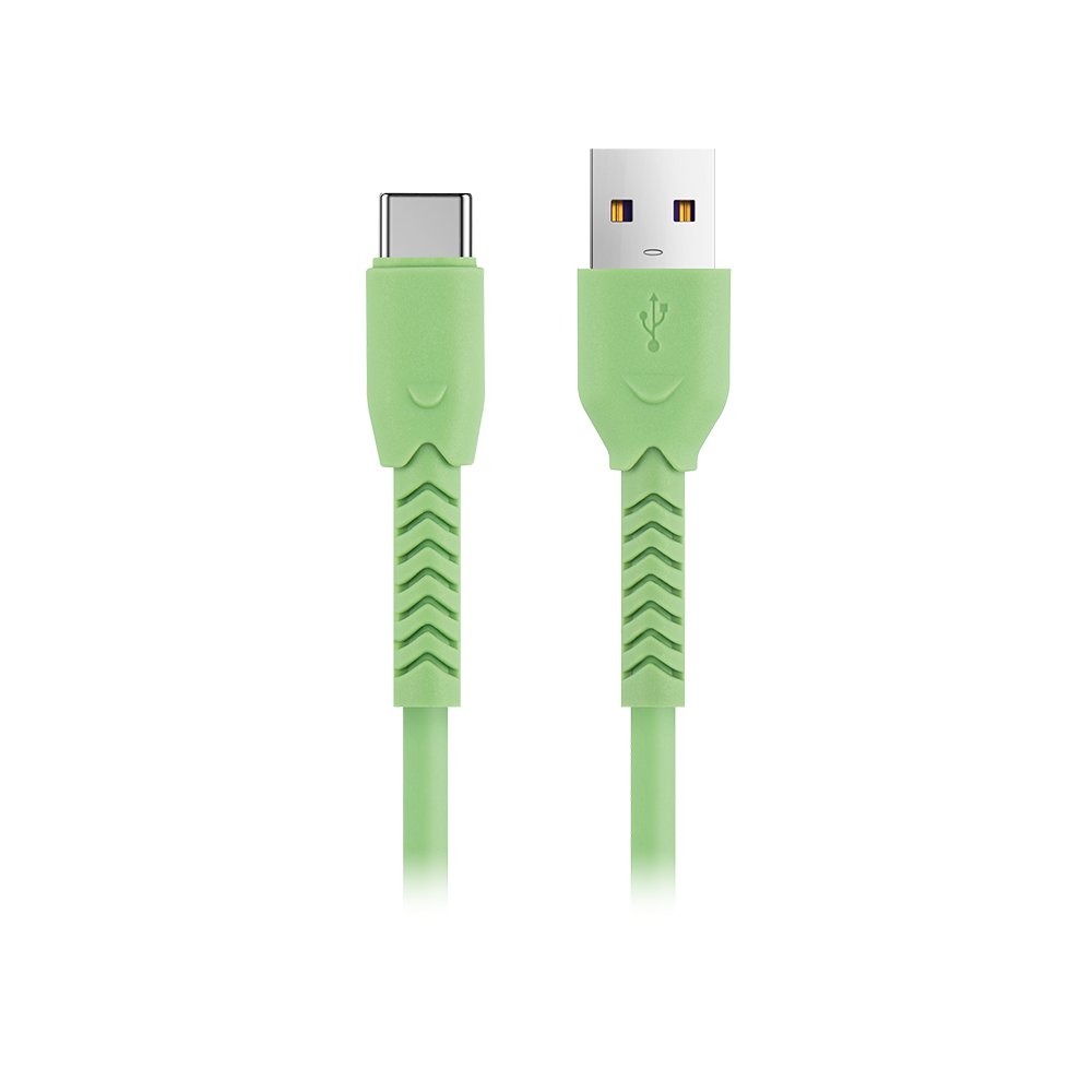 Maxlife kabelis MXUC-04 USB - USB-C 1,0 m 3A, zaļš