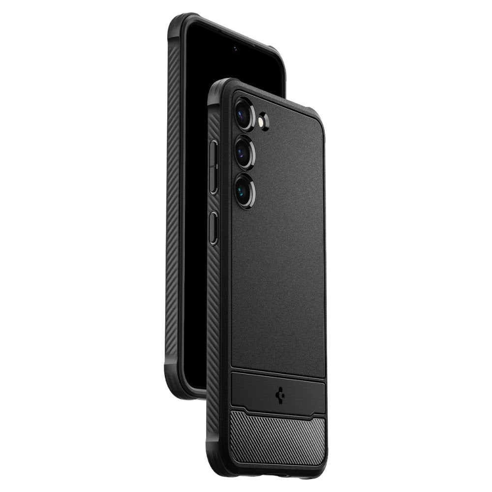 Spigen Rugged Armor vāciņš Samsung Galaxy S23 matt, melns