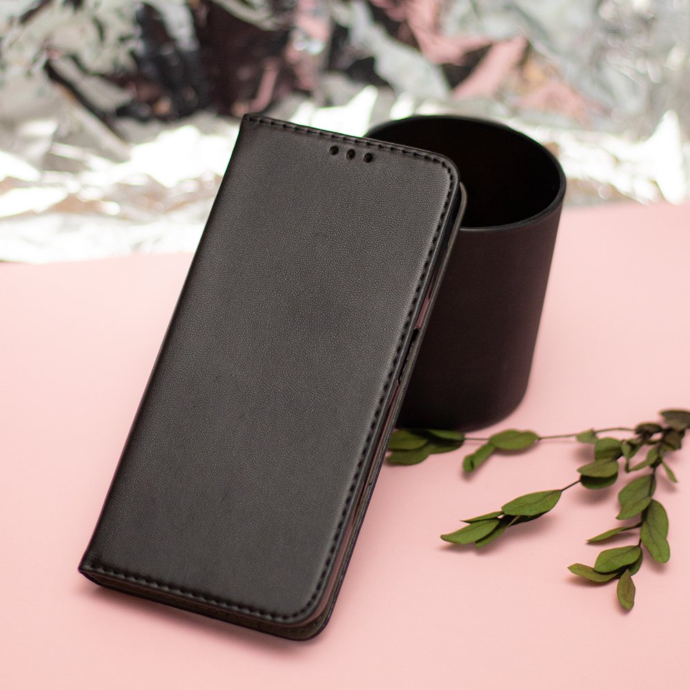 Smart Magnet maciņš Samsung Galaxy M55 5G, melns