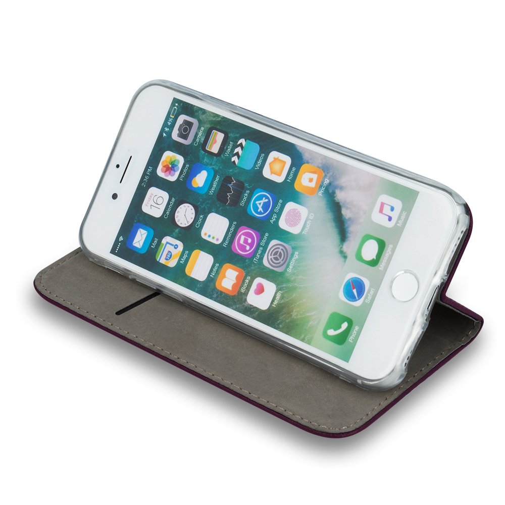 Vieds magnētiskais apvalks iPhone 17 Pro 6,3" / 18 Pro 6,3" bordo krāsā