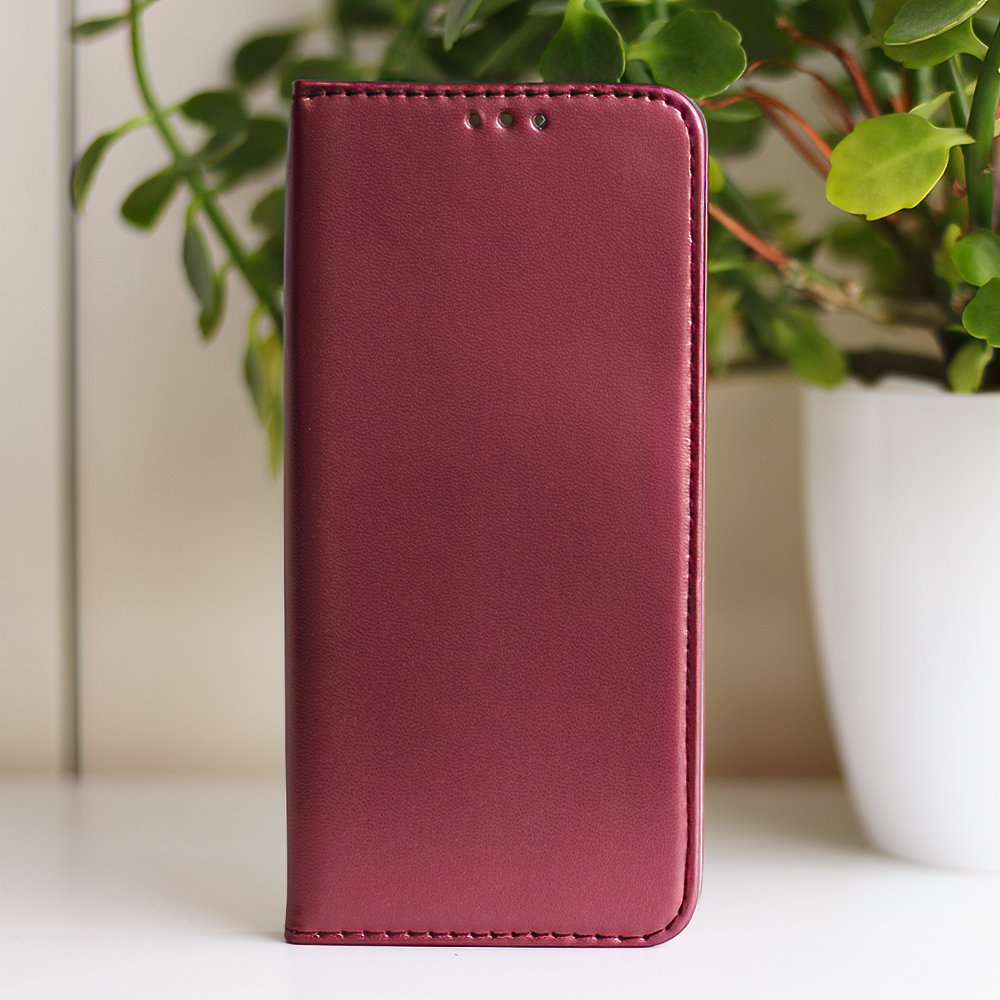 Vieds magnētiskais apvalks iPhone 17 6,3" / 18 6,3" bordo krāsā