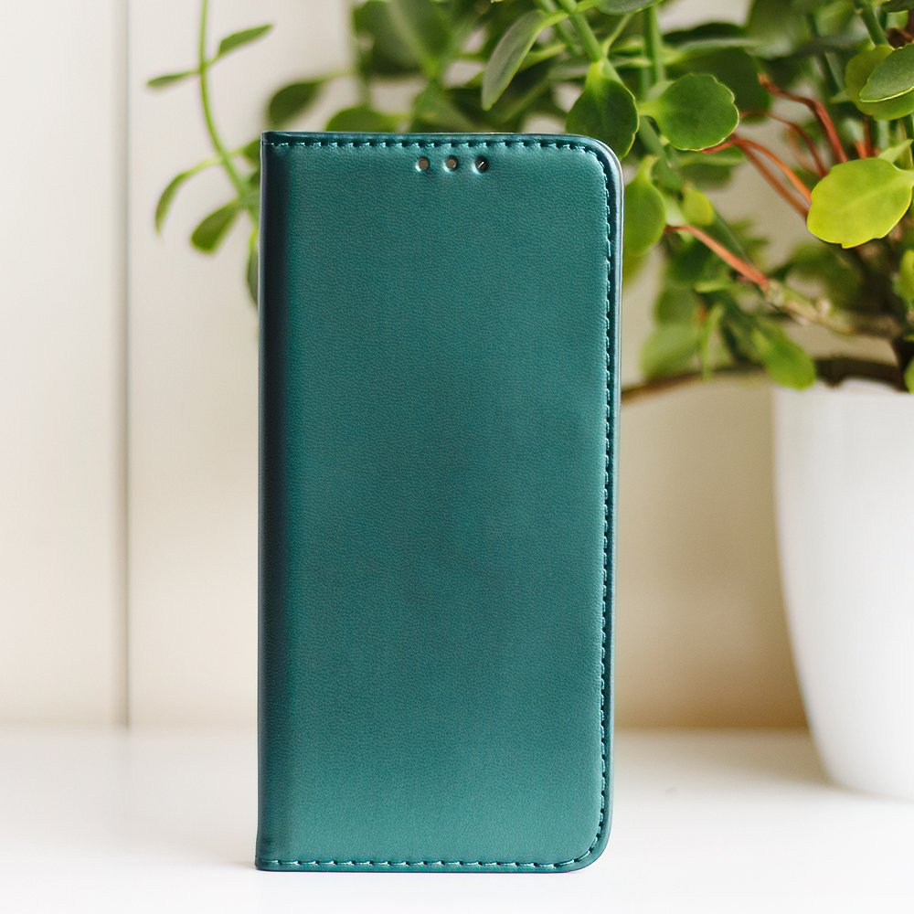 Smart Magnet maciņš Samsung Galaxy S26 Plus, tumši zaļš