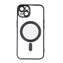 Color Chrome MagSafe vāciņš iPhone 15 6,1", melns