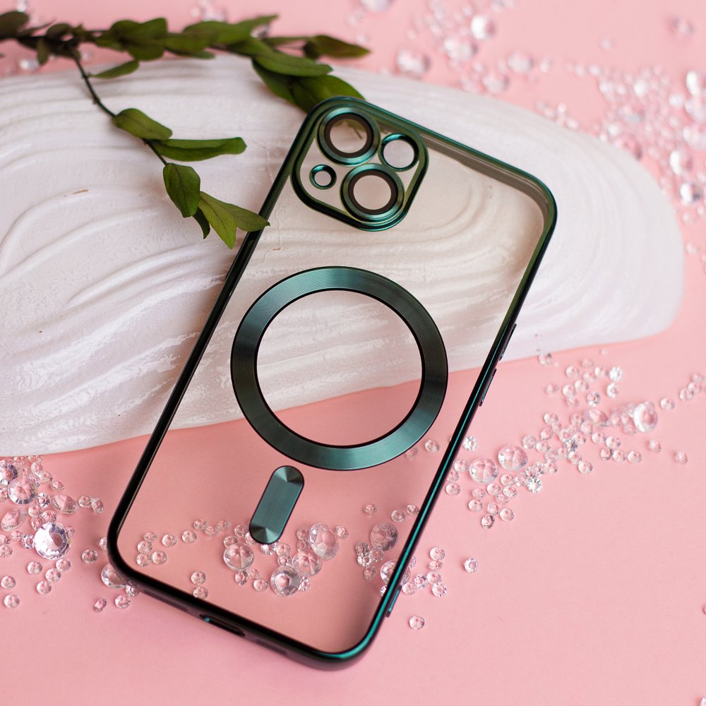 Color Chrome MagSafe vāciņš iPhone 17 6,3", zaļš