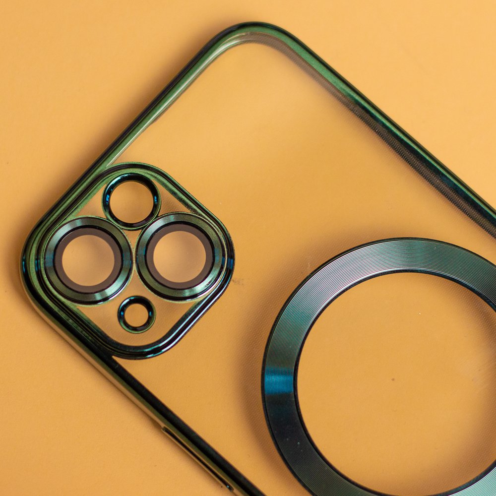 Color Chrome MagSafe vāciņš iPhone 17 Air 6,6", zaļš