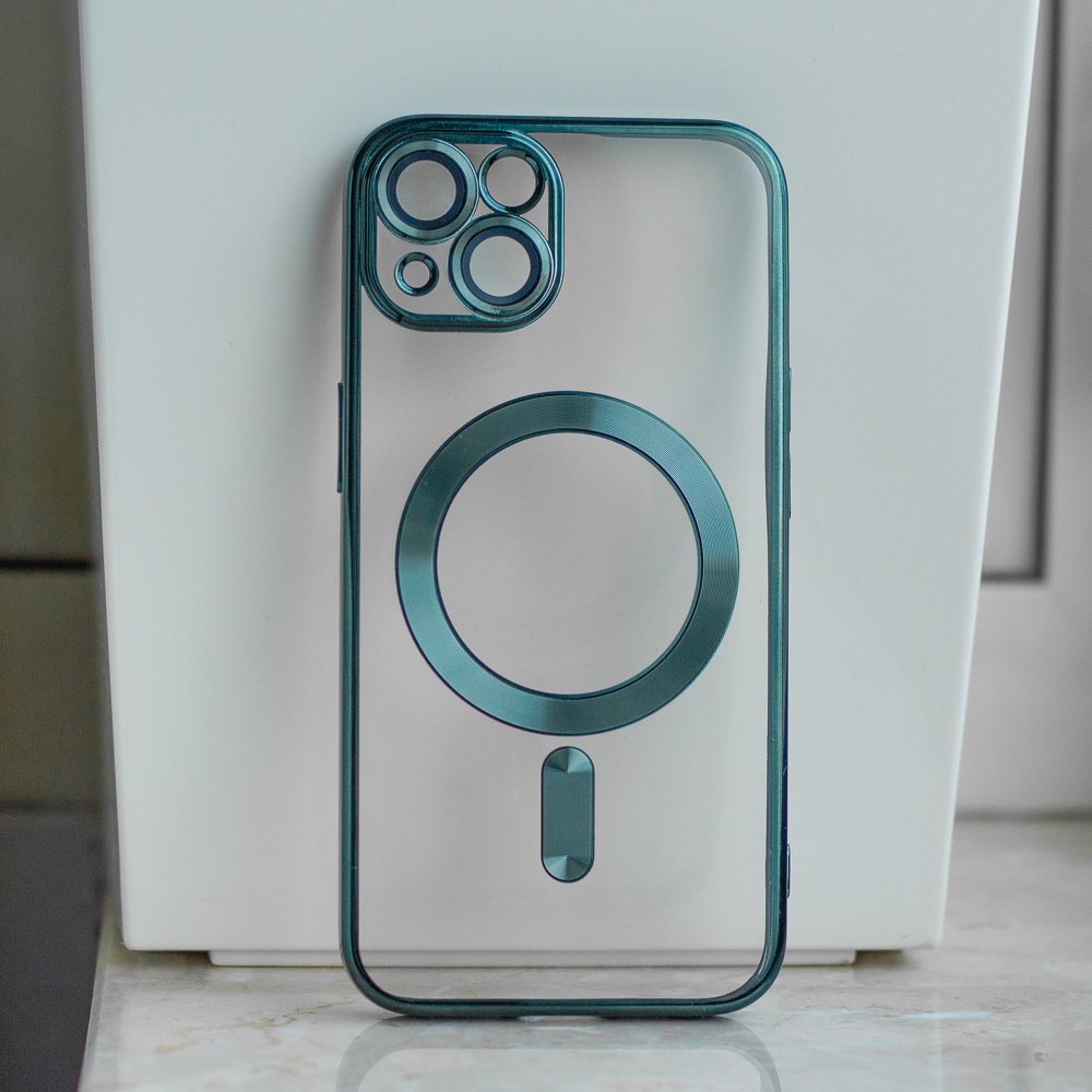 Color Chrome MagSafe vāciņš iPhone 17 Air 6,6", zaļš