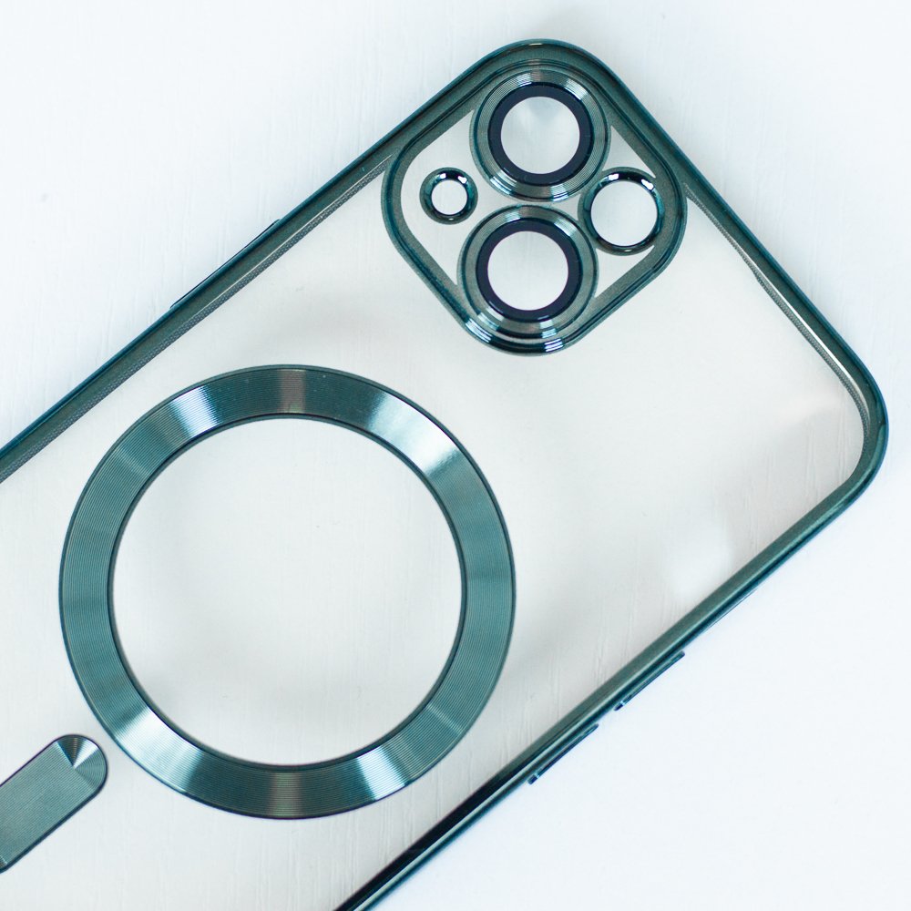 Color Chrome MagSafe vāciņš iPhone 17 6,3", zaļš