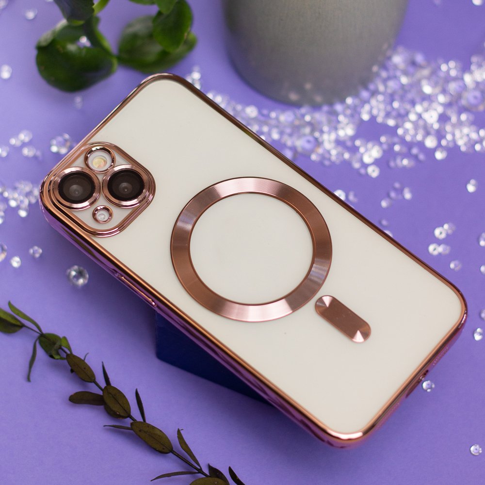„Color Chrome MagSafe“ vāciņš iPhone 17 Pro 6,3" / iPhone 18 Pro 6,3" rozā zelta