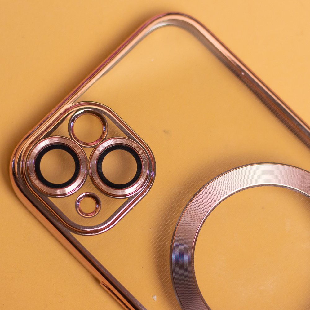 „Color Chrome MagSafe“ vāciņš Samsung Galaxy A27 5G, rozā zelta