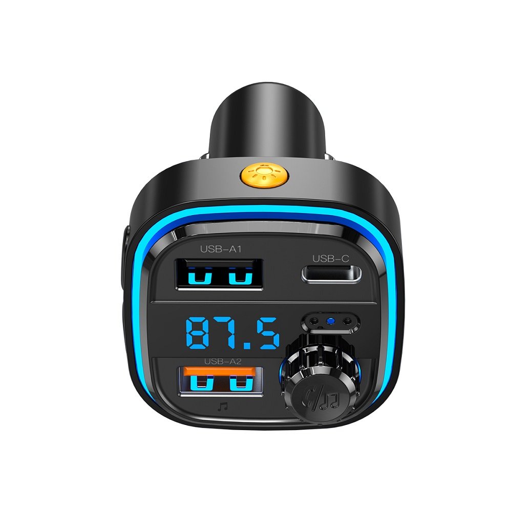 XO Bluetooth auto lādētājs FM raidītājs BCC08 MP3 3,1A, melns