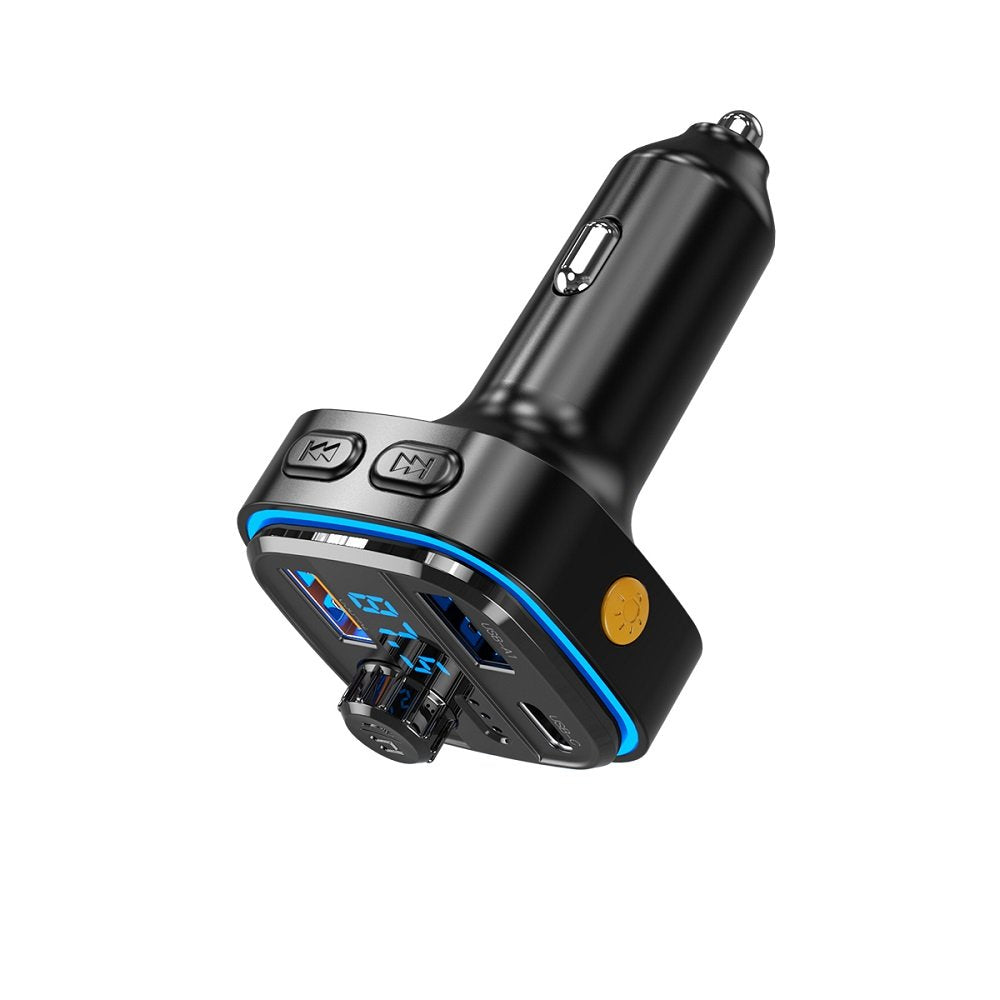 XO Bluetooth auto lādētājs FM raidītājs BCC08 MP3 3,1A, melns