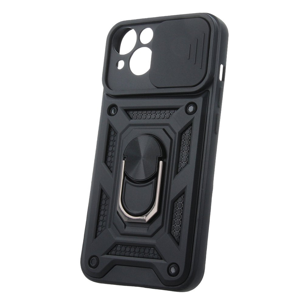 Defender Slide vāciņš iPhone 14 6,1", melns