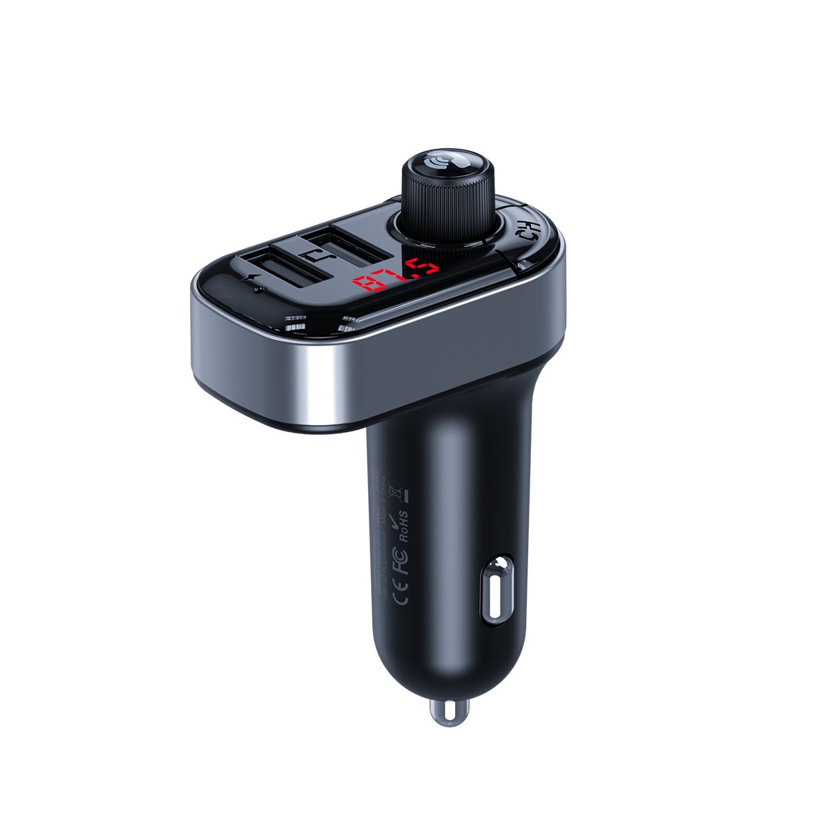 XO Bluetooth auto lādētājs FM raidītājs BCC10 MP3 3,1A, melns