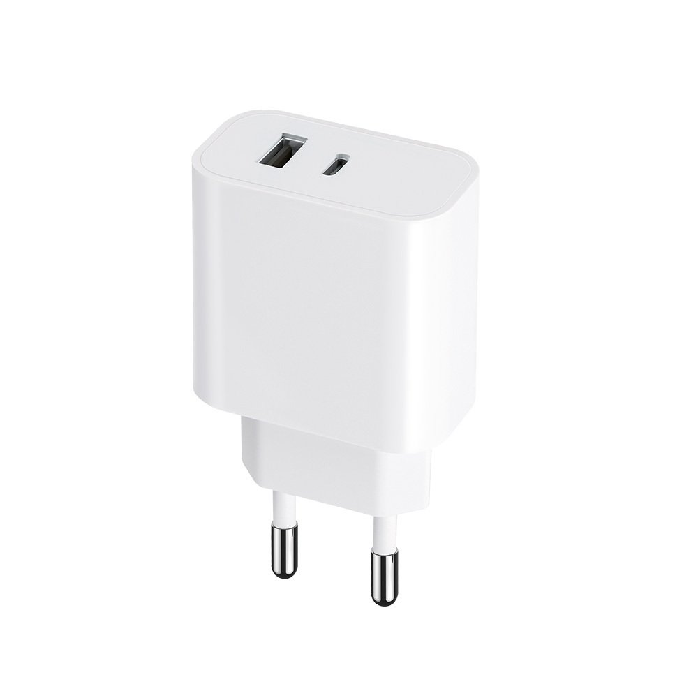 Maxlife lādētājs MXTC-06 PD QC 1x USB-C 1x USB 20W, balts