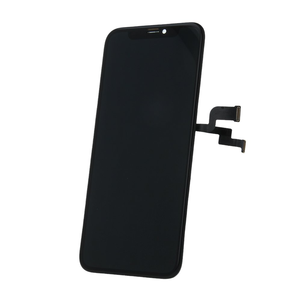 LCD displejs ar skārienekrānu iPhone XS Max mīksts Oled melns