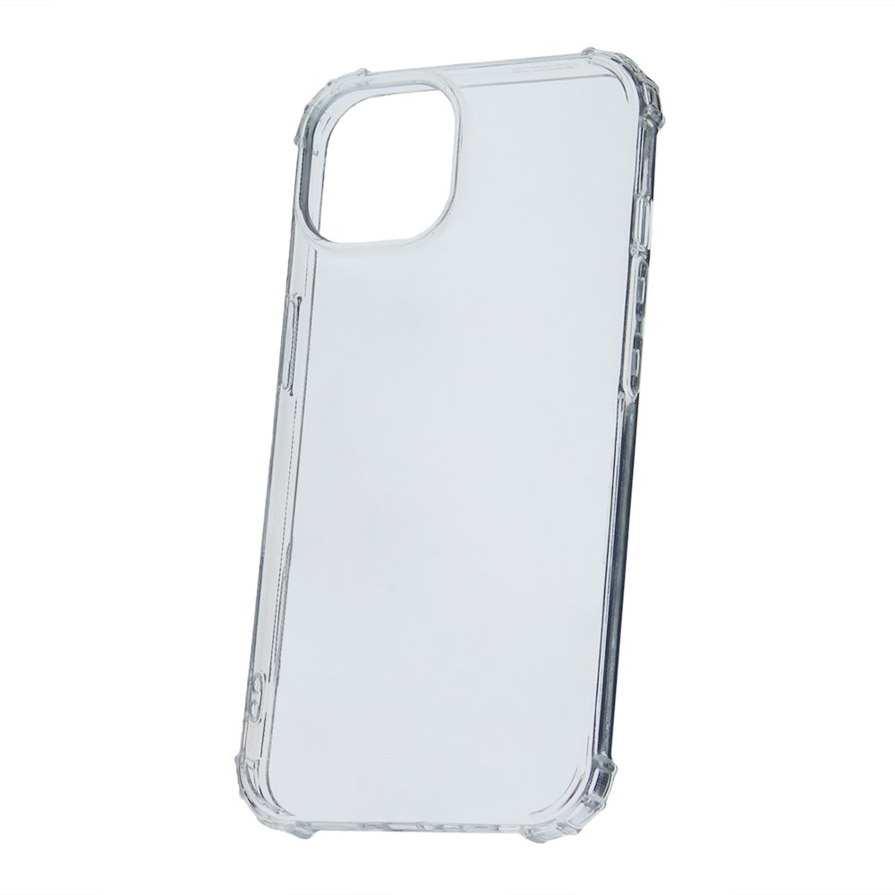 Triecienizturīgs 1,5 mm vāciņš iPhone 13 6,1", caurspīdīgs
