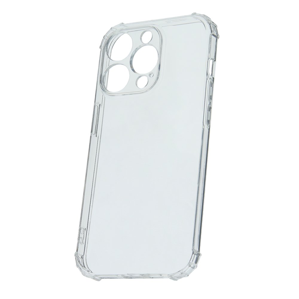 Triecienizturīgs 1,5 mm vāciņš iPhone 14 Pro 6,1", caurspīdīgs