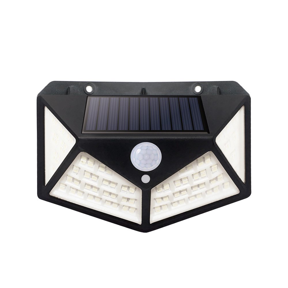 Forever Light ar saules uzlādi LED lampa SUNARI FLS-65 100*SMD PIR 6W 480lm 6000K 1200mAh Li-Ion