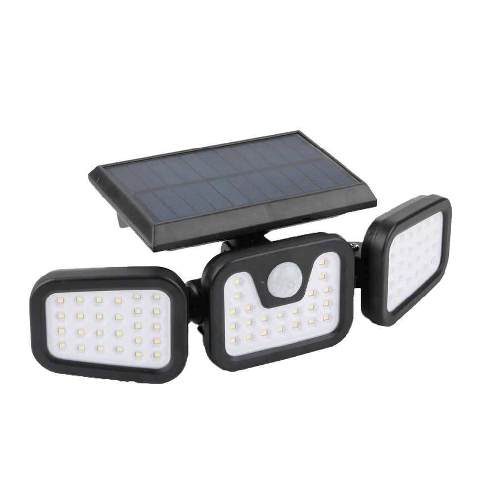 Forever Light ar saules uzlādi LED lampa SUNARI FLS-03 74*SMD PIR 8W 600lm 6000K 2400mAh Li-Ion