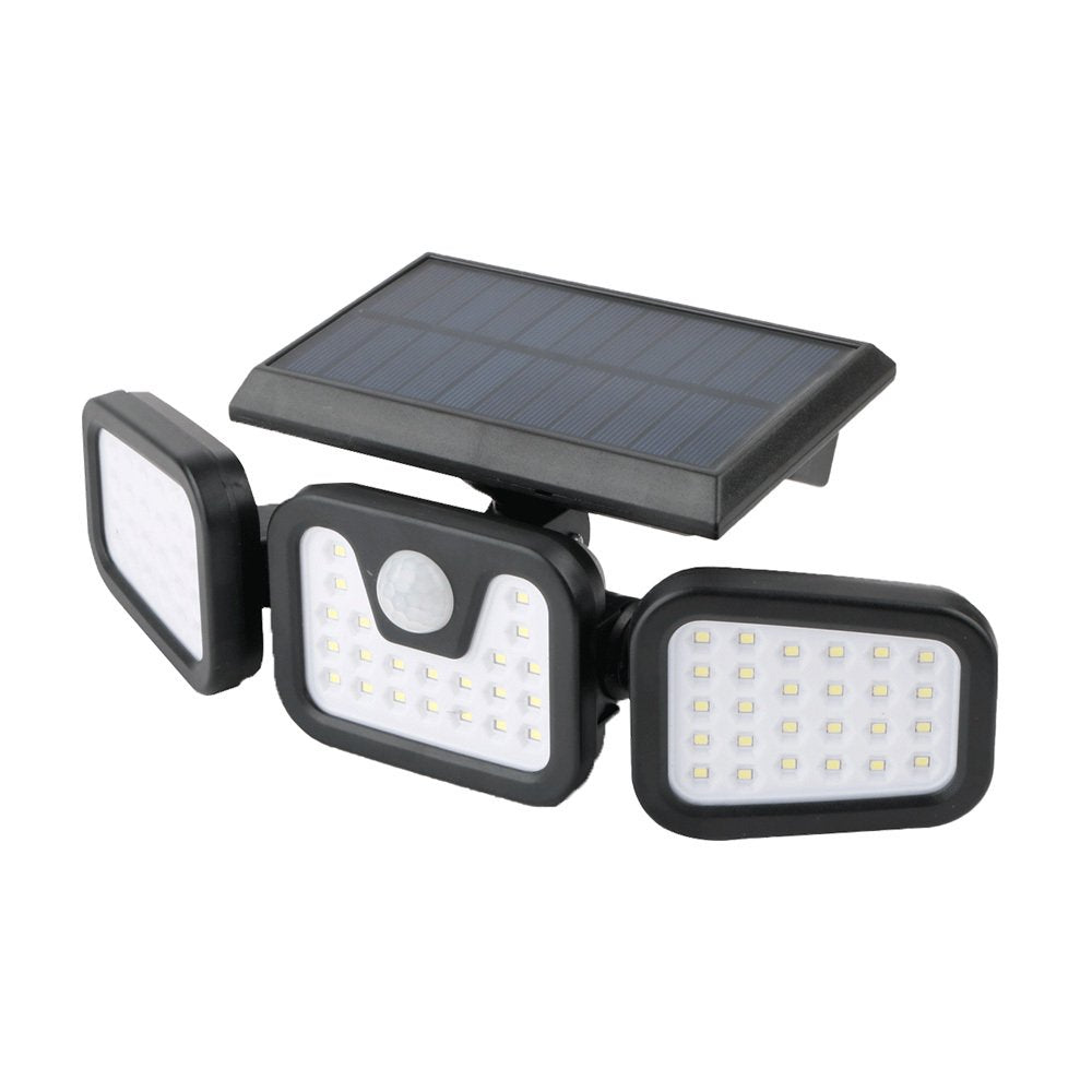 Forever Light ar saules uzlādi LED lampa SUNARI FLS-03 74*SMD PIR 8W 600lm 6000K 2400mAh Li-Ion