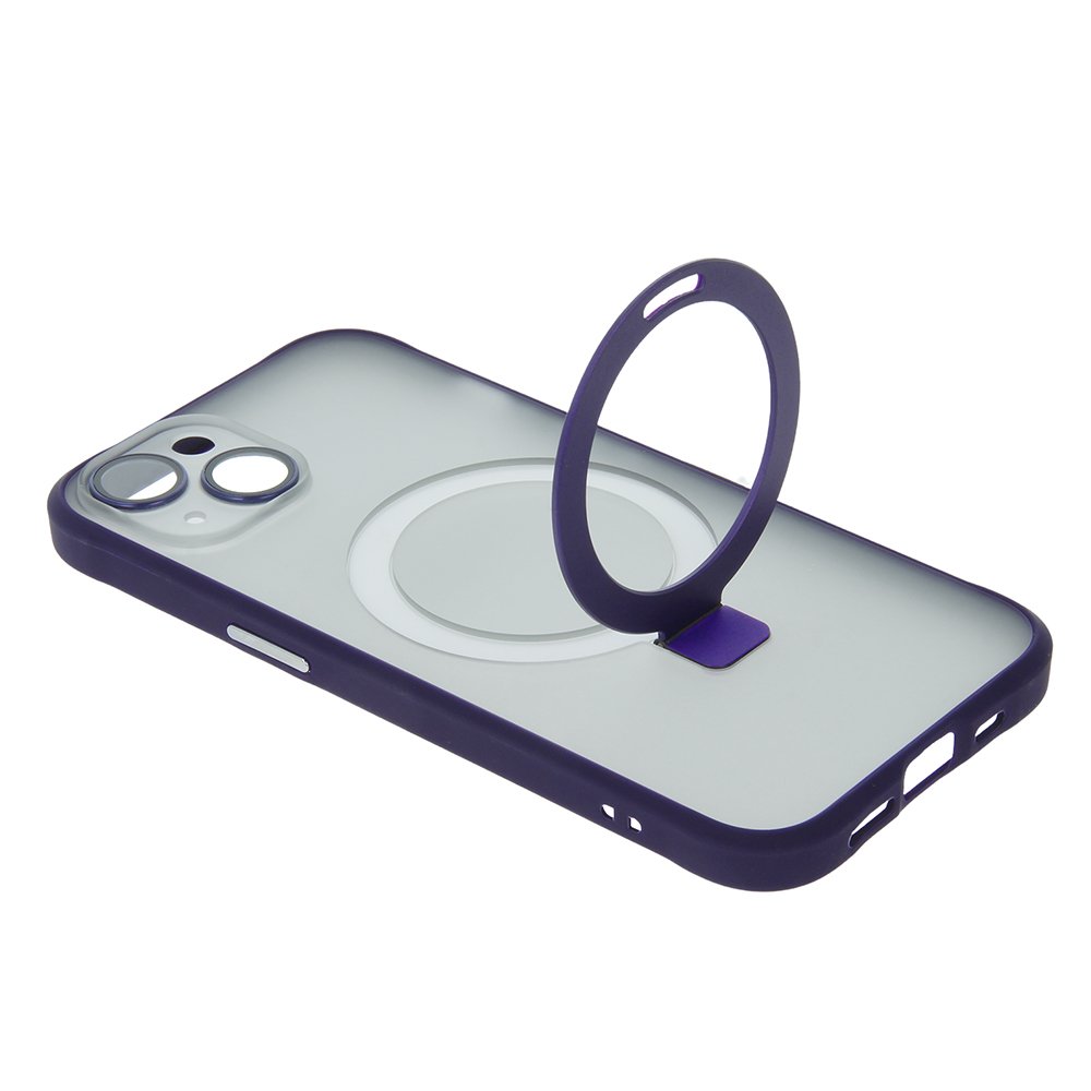 MagSafe Ring maciņš iPhone 14 6,1" violets