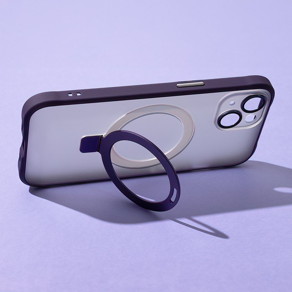 MagSafe Ring maciņš iPhone 14 6,1" violets