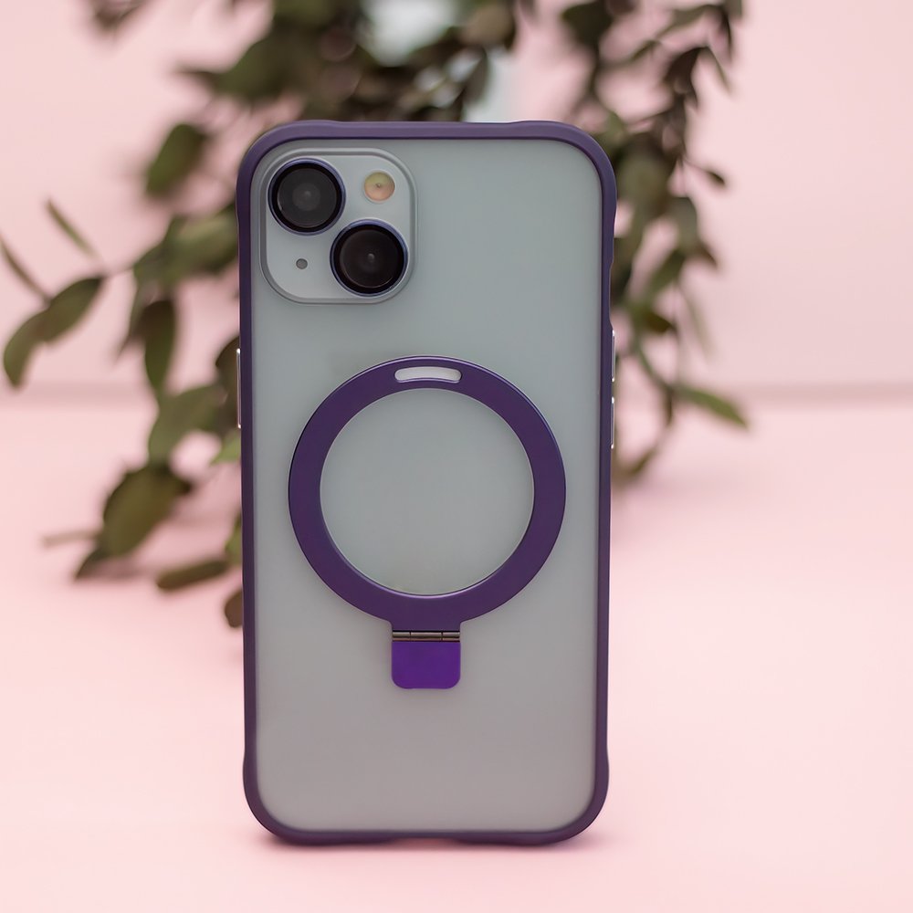 MagSafe Ring maciņš iPhone 14 6,1" violets